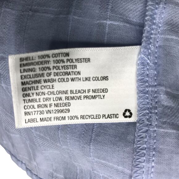 Knox Rose Dress Womens Size Medium Blue Eyelet Peasant V-Neck Short Sleeve NWT - Picture 5 of 10